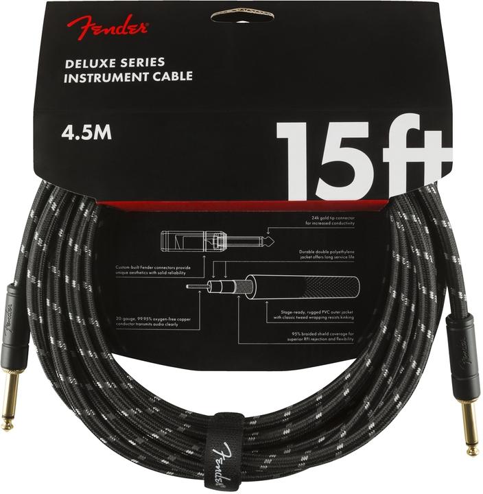 Actual product image Fender Deluxe Series Instrument Cable (4.50 m, 6.3mm jack cable)
