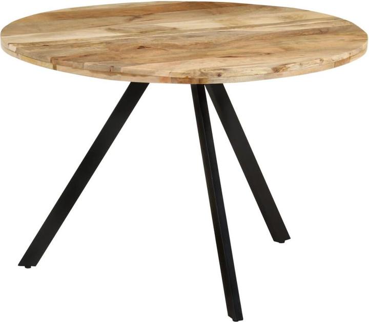 Piètement de table : noir, Plateau : Marron et noir