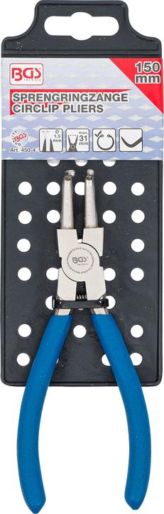 Produktbild BGS Sprengringzange abgewinkelt für Innensprengringe 150 mm (150 mm)