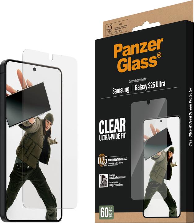 Produktbild PanzerGlass Ultra-Wide Fit (1 Stk., Samsung Galaxy S26 Ultra)