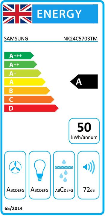 Energie-Label Samsung NK24C5703TM/UR