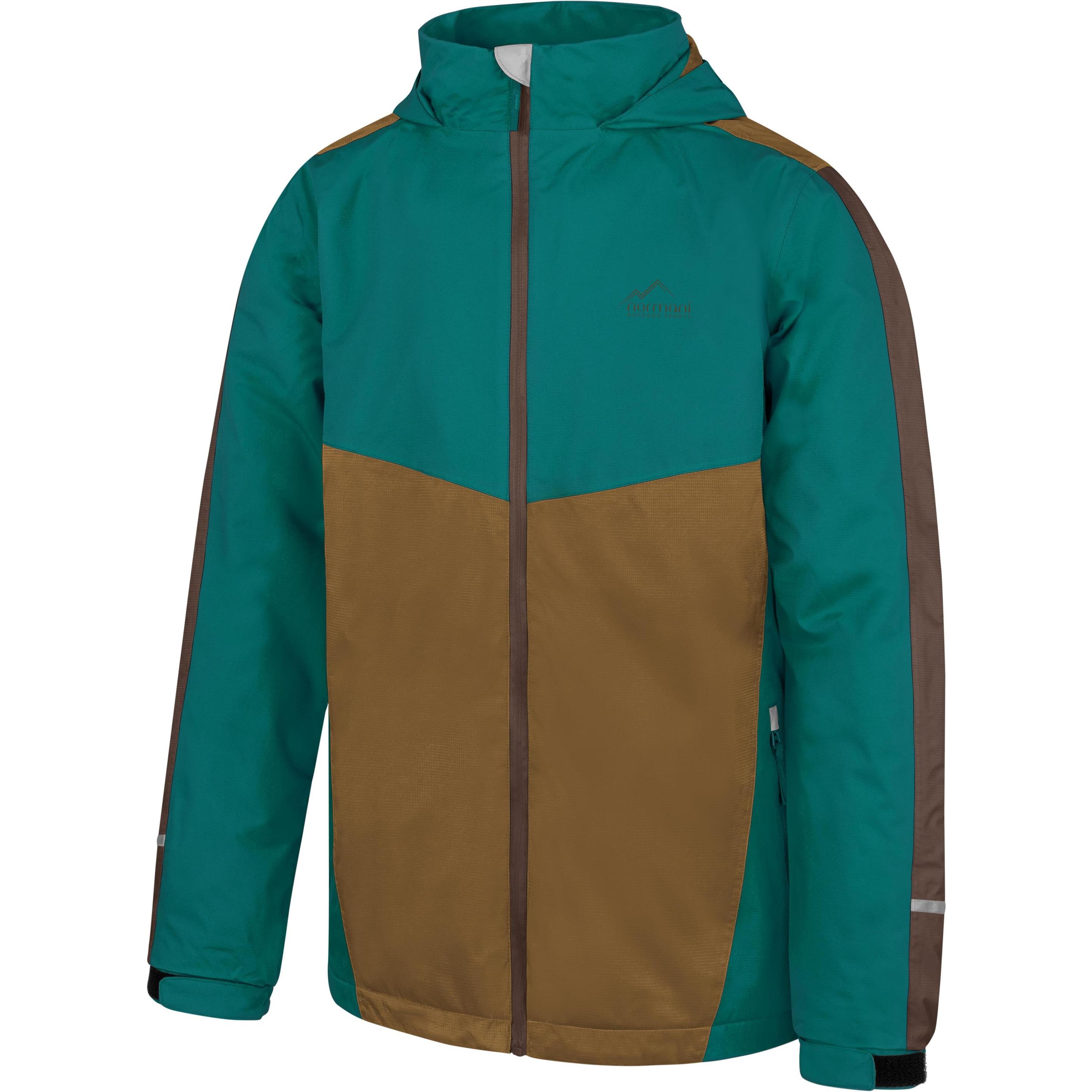 Thumbnail - Normani, Herren, Jacke, Kinder Regenjacke Puyallup - 8829 (134, 140), Türkis, 134, 140