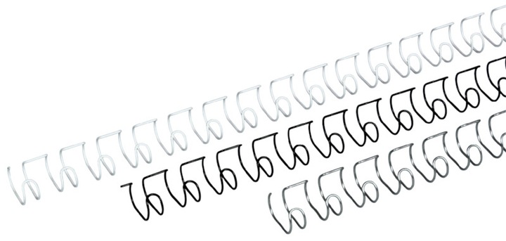 Actual product image GBC Binding wire, 14 mm, 21 rings, black