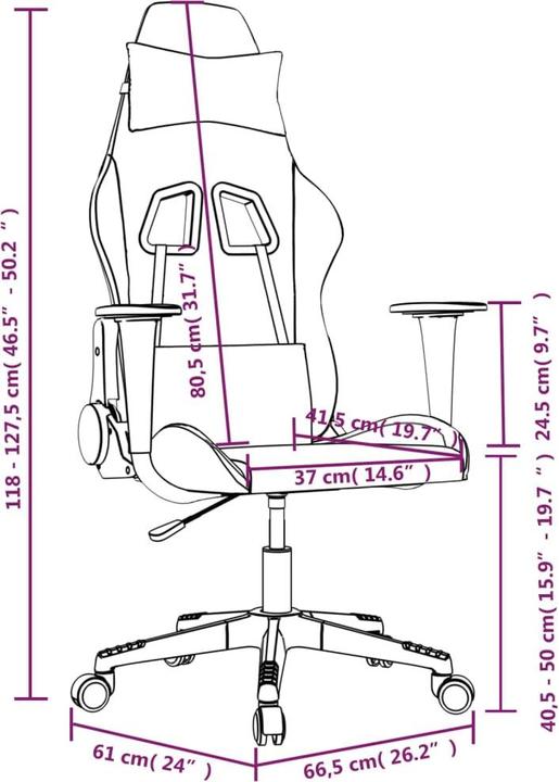 Immagine prodotto vidaXL Gaming-Stuhl