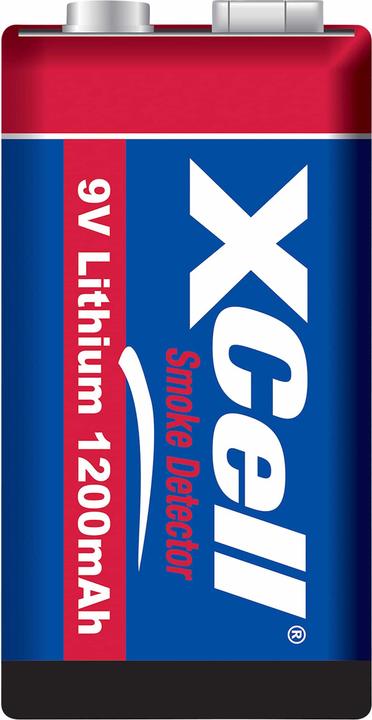 Produktbild Hückmann 9v Lithium Batterie 131347 1200mAh für Rauchmelder (1 Stk., 9V Block, 1200 mAh)