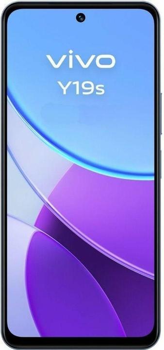 Productafbeelding Vivo Y19S, 6/128, 4G, sw (128 GB, Glanzend zwart, 262.99", SIM + eSIM, 4G)