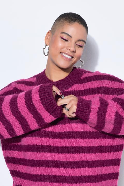 Produktbild Studio Untold Pullover, oversized, Grobstrick, Colorringel (46, 48)