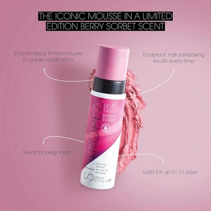 Actual product image St. Tropez Berry Sorbet Bronzing Mousse (Self tanning foam, 200 ml)