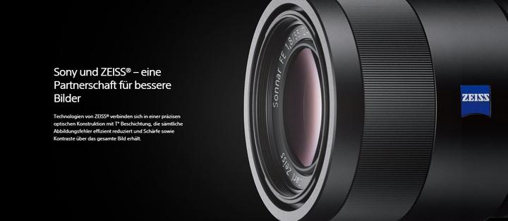 Immagine prodotto Sony FE 55mm f/1.8 ZA Zeiss Sonnar T (Sony E, Full frame)