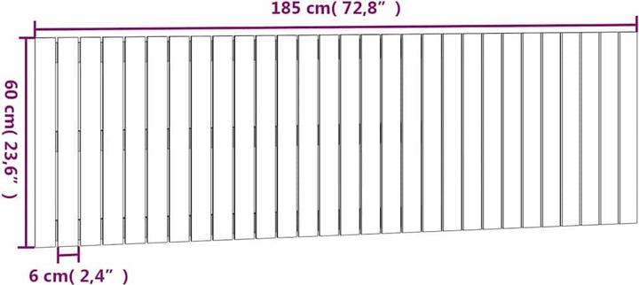 Produktbild vidaXL Chloé (185 x 3 x 60 cm)