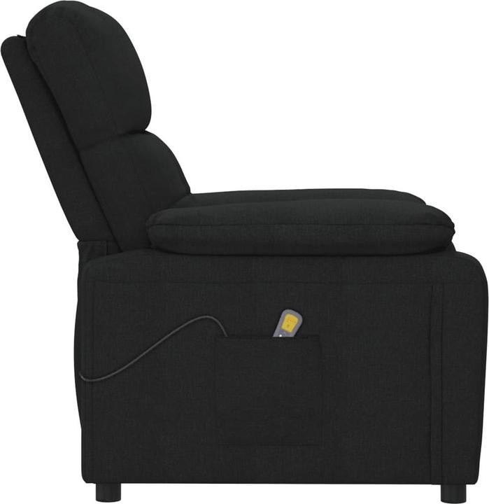 Immagine prodotto vidaXL Poltrona massaggiante Poltrona TV Poltrona relax Poltrona reclinabile Tessuto nero