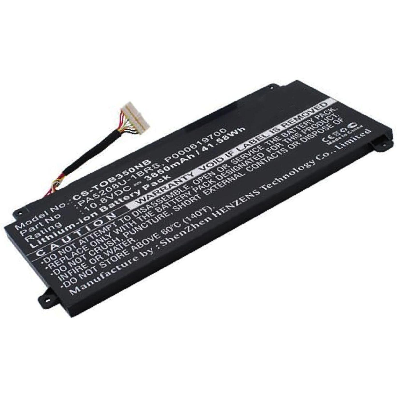 AGI Akku kompatibel mit Toshiba PA5208U-1BRS - Akku - 3.850 mAh (3850 mAh), Notebook Akku, Schwarz