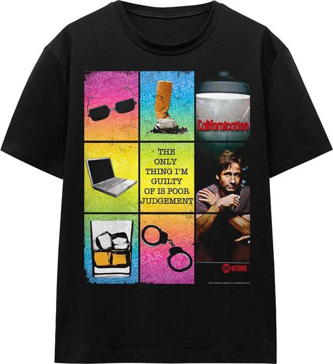 Actual product image Californication Unisex Adult Poor Judgement T-Shirt (L)