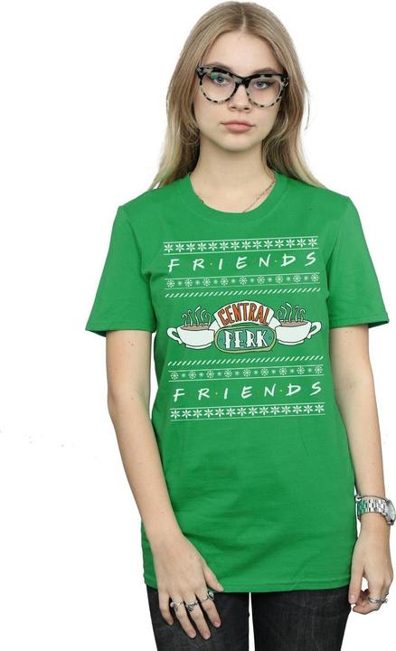 Image du produit Friends - T-shirt FAIR ISLE CENTRAL PERK - Femme (M)