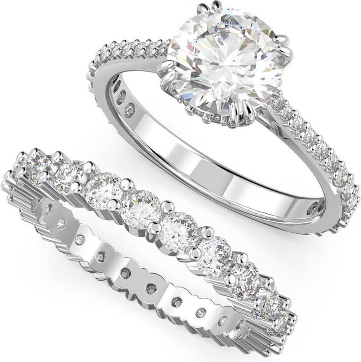 Immagine prodotto Swarovski Set di anelli Constella Princess in argento (60)