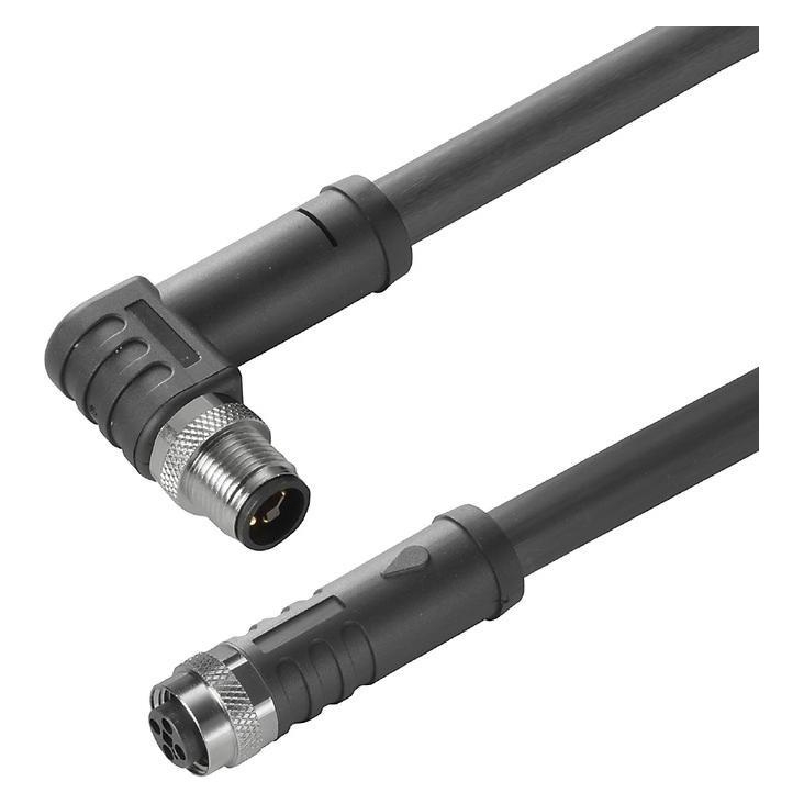 Weidmüller 2050821000 Aansluitkabel sensor/actuator M12-bus 10,00 m Aantal polen 4 1 st., Kabels + Stekkers