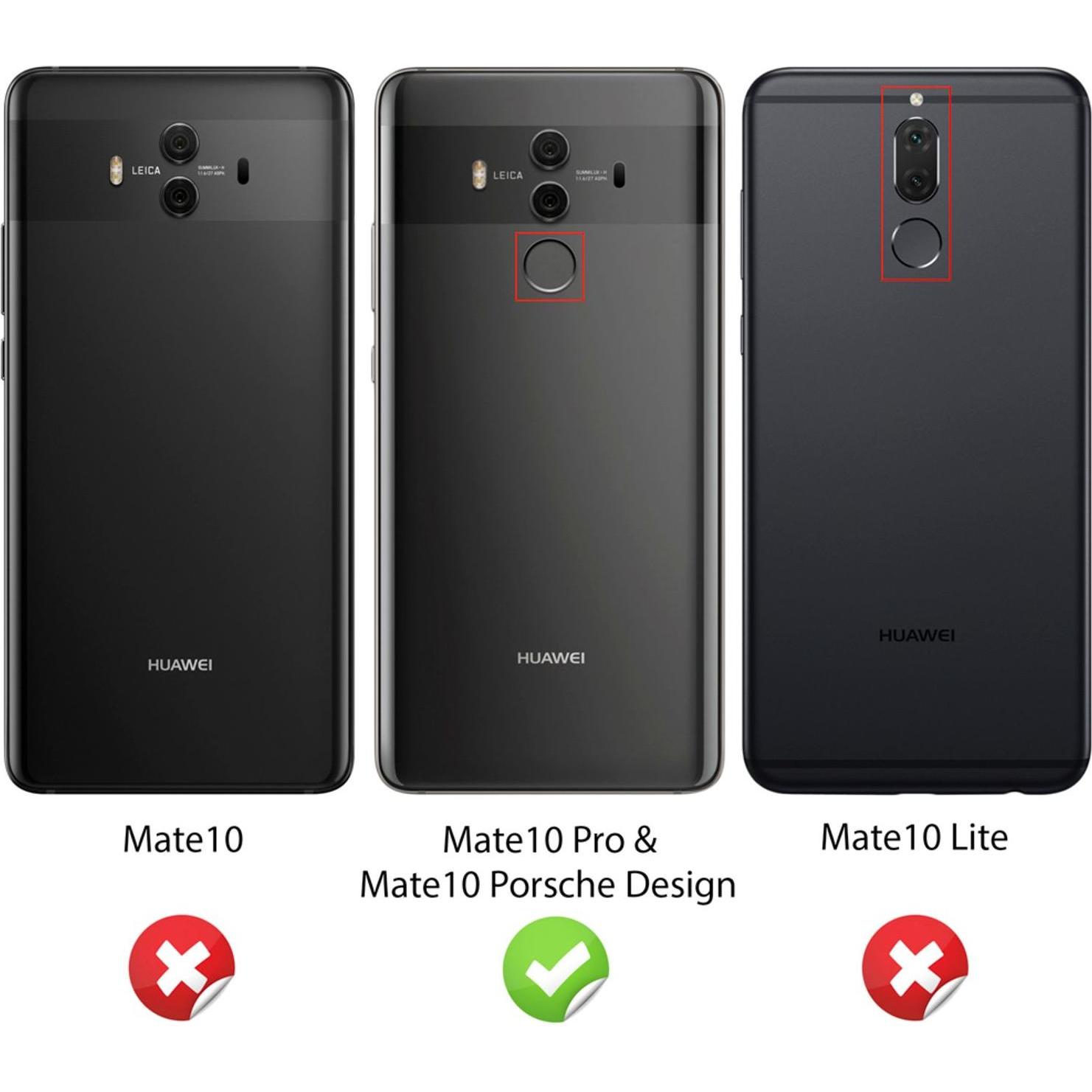 Thumbnail - Nalia Handyhülle (Huawei Mate 10 Pro), Smartphone Hülle, Schwarz