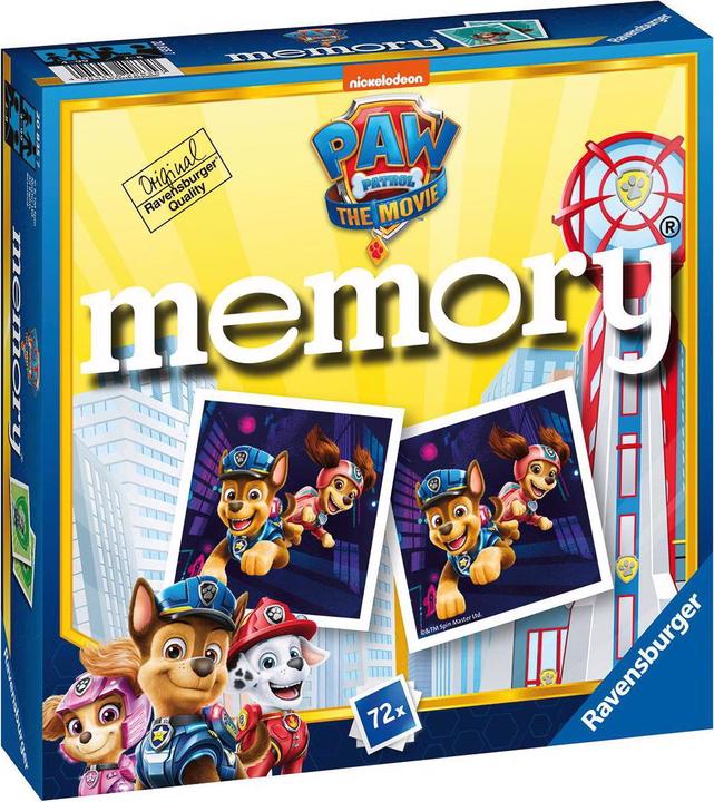 Actual product image Ravensburger Paw Patrol: The Movie – Memory (German, French, Italian, Portuguese, English, Icelandic, Spanish)