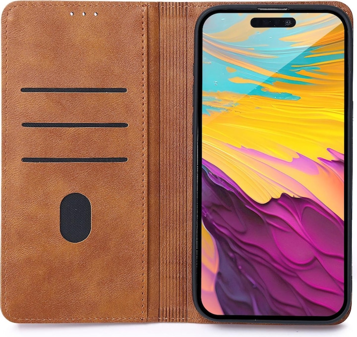 Produktbild OEM Smart Seam case for Xiaomi Redmi 14C 4G/ 14C 5G / Redmi A4 / POCO C75 brown (Samsung Galaxy A14 5G, Xiaomi Poco C75, Xiaomi Redmi 14C, Xiaomi Redmi 4A)