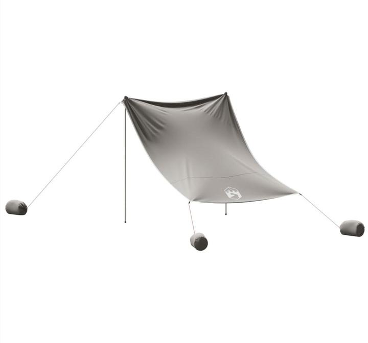 Produktbild VidaXL Strand-Schattenzelt mit Sandsäcken 214 x 236 cm (Strandzelt + Strandmuschel, 0.18 kg, 4 Personen)