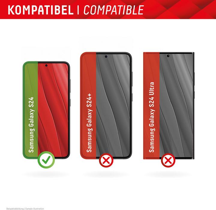 Actual product image Displex Smart Glass, Displayschutzfolie (1 Piece, Samsung Galaxy S25, Samsung Galaxy S24)