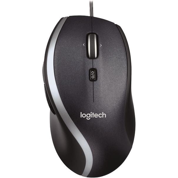 Logitech M500 (Kabelgebunden), Maus, Schwarz