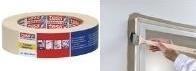 Actual product image tesa Painter's crepe 4306 Premium paper masking tape, 30 mm x 50 m, slightly creped, especially for (30 mm)
