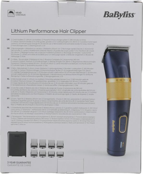 Actual product image BaByliss Men Lithium Power
