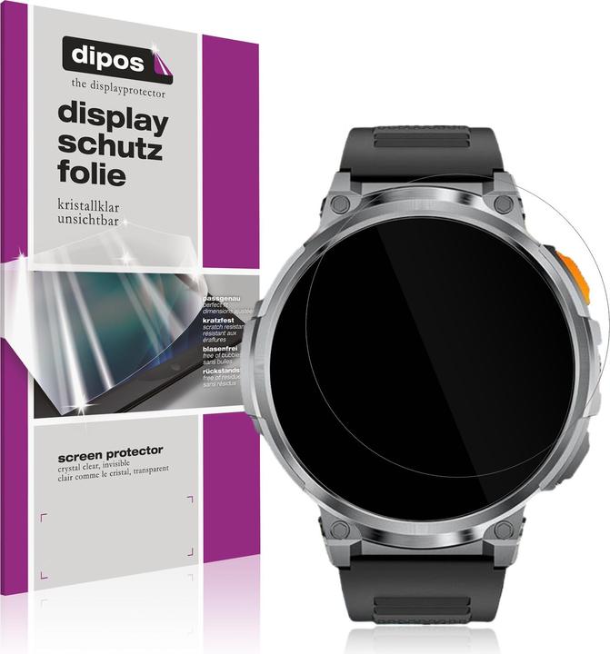 Image du produit Dipos Film de Protection d’écran Crystalclear pour FOXBOX FV6 Smartwatch 1.85 Zoll