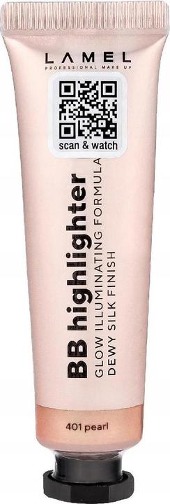 Actual product image MyScreen Protector Lamel Dewy Cream BB Highlighter Lightweight Buildable Glossy Radiant Natural-looking Non-Greasy Mois (01 Pearl, Highlighter)