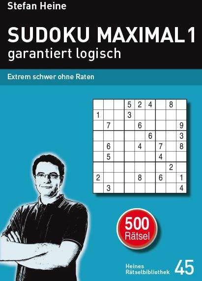 Produktbild SUDOKU MAXIMAL 1 - garantiert logisch (Deutsch, Stefan Heine, 2017)
