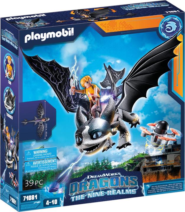 Produktbild Playmobil Dragons: The Nine Realms - Thunder & Tom (71081, Playmobil Dragons)