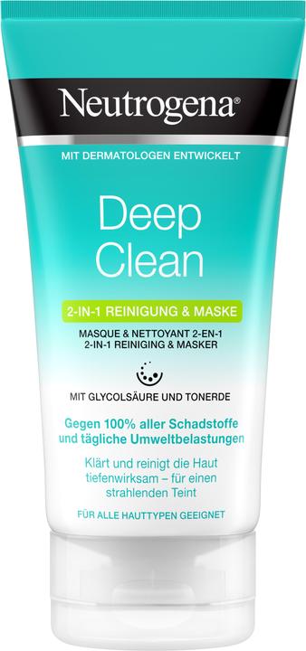 Actual product image Neutrogena 2in1 Cleansing & Mask (150 ml)