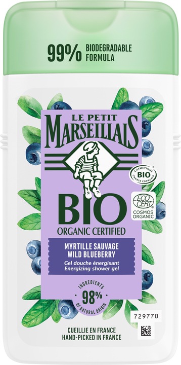 Immagine prodotto Le Petit Marseillais Gel Doccia Biologico Mirtillo Biologico (250 ml)