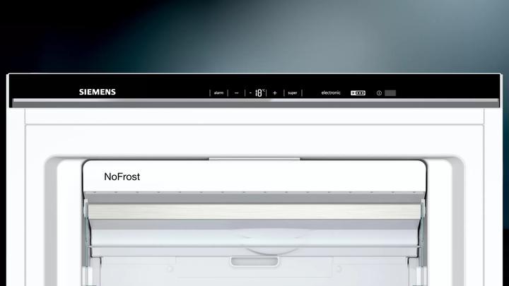 Image du produit Siemens iQ500, Congélateur indépendant, 176 x 70 cm, blanc, GS54NEWCV (Autonome, 328 l)