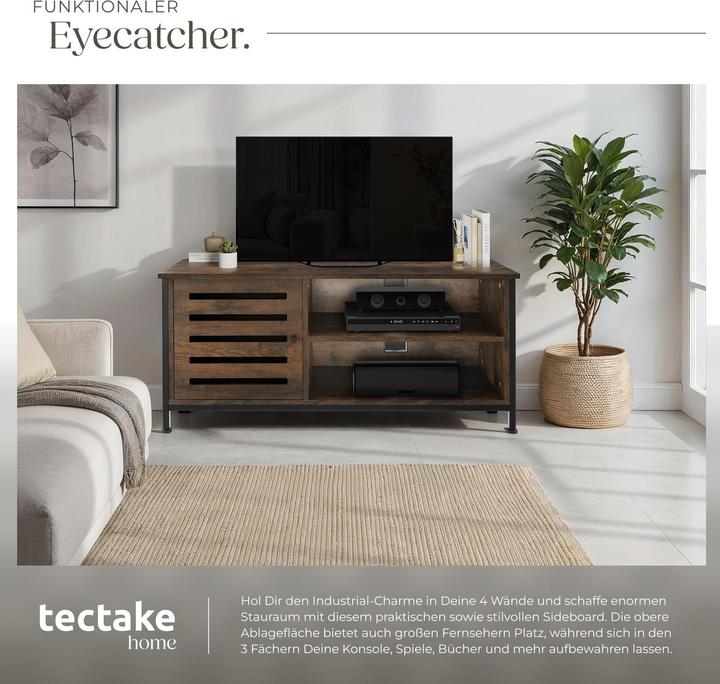 Produktbild tectake TV-Board Galway 110x41,5x50,5cm (41.50 x 41.50 x 50.50 cm)