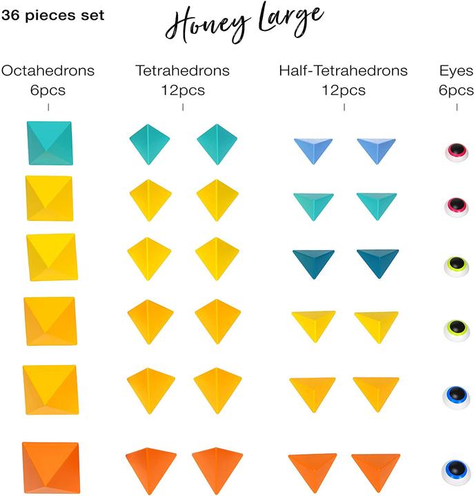 Blue, Green, Orange