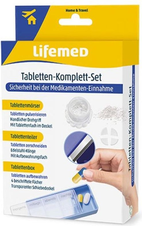 Produktbild Lifemed Tabletten-Komplett-Set, Kunststoff