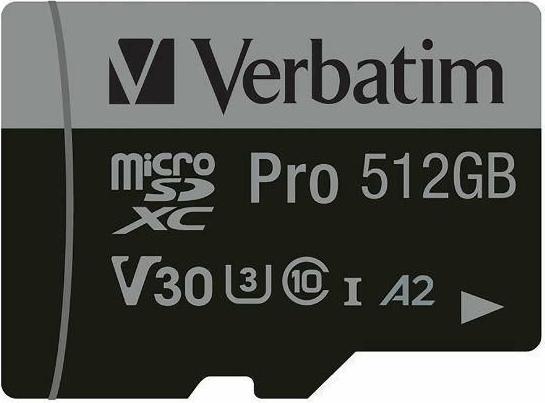 Produktbild Verbatim Pro (64 GB, microSDXC, U3, UHS-I)