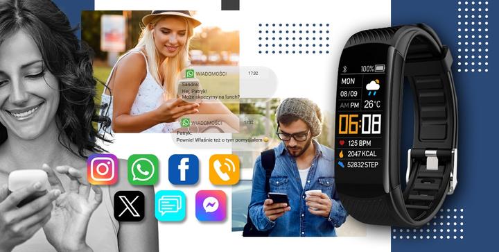 Actual product image Giewont Smart bracelet GW200-6 (39.90 mm, 3G)