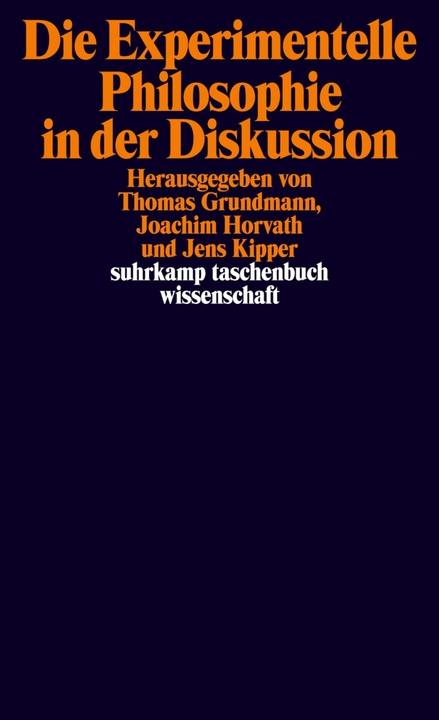Produktbild Die Experimentelle Philosophie in der Diskussion (Deutsch, 2014)