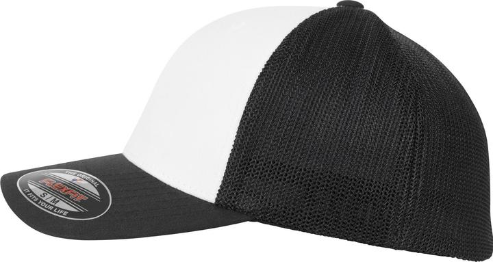 Actual product image Flexfit Adult colour front mesh trucker cap (XL)