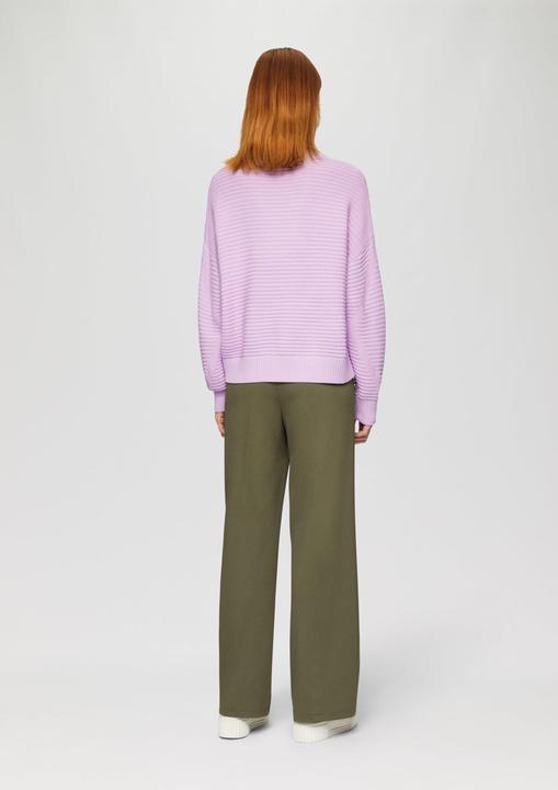 Produktbild s.Oliver Strickpullover Oversized Strickpullover mit Strukturdetails (46)