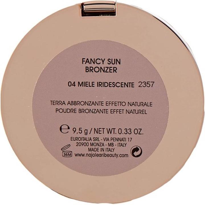 Actual product image Naj Oleari Fancy Sun Bronzer 04 Iridescent Honey 9.5g (04 Iridescent Honey, Bronzer, 9.50 g)