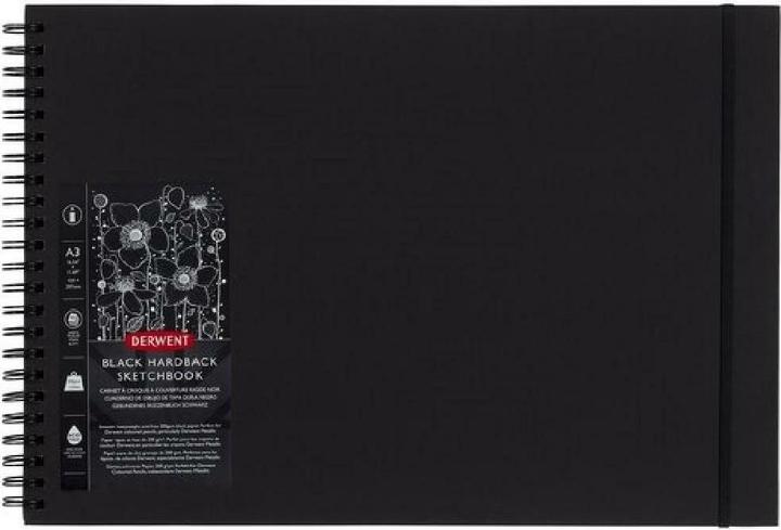 Actual product image Derwent Skizzenbuch (A3, Plain, Hardcover)