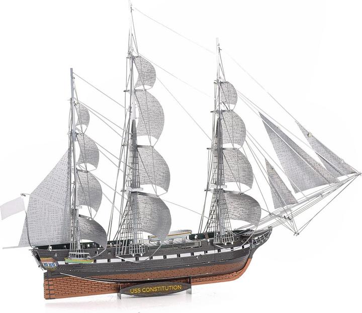Actual product image Metal Earth USS Constitution
