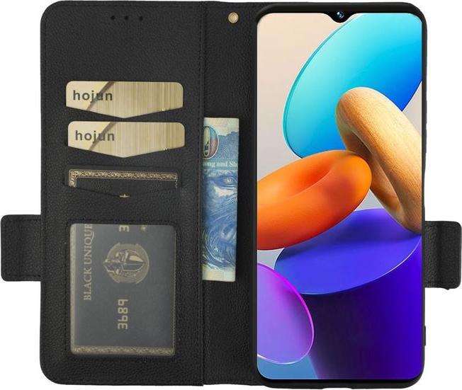 Actual product image MU Classic Litchi Leather Bookcover Series (Vivo Y35)