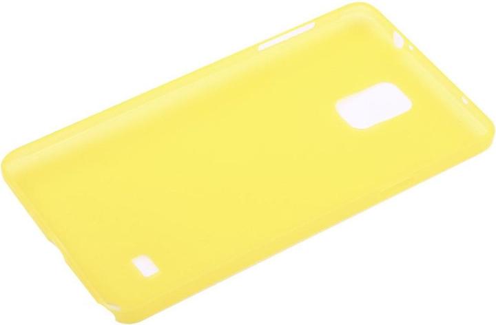 Produktbild König Design Schutzhülle Case Ultra Dünn 0,3mm für Handy Samsung Galaxy Note 4 SM N910 Gelb (Samsung Galaxy Note 4)