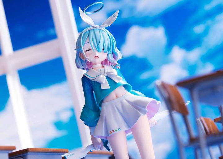Actual product image Golden Head Blue Archive statuette PVC 1/7 Arona Ami Ami Limited Edition 22 cm