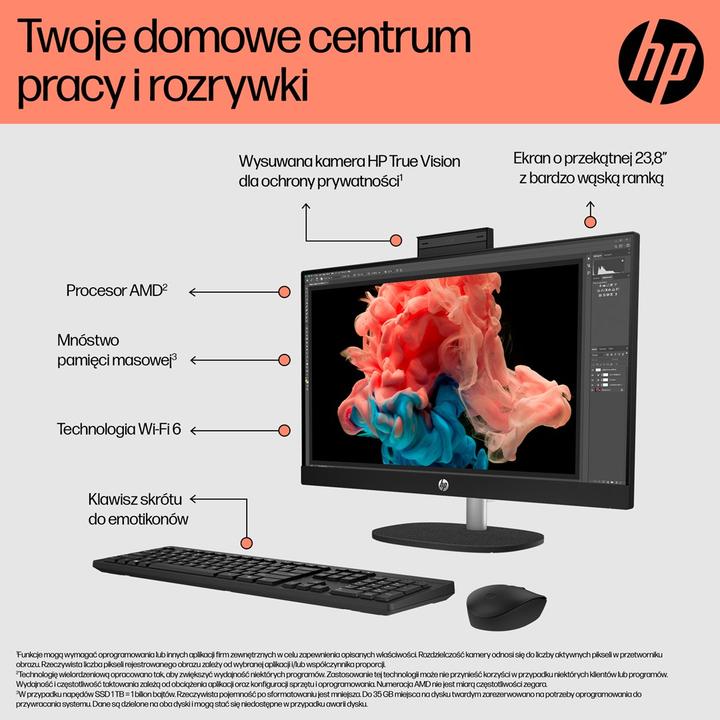 Produktbild HP 24-cr0332nw (AMD Ryzen 7 7730U, 16 GB, 512 GB, AMD Radeon Graphics)